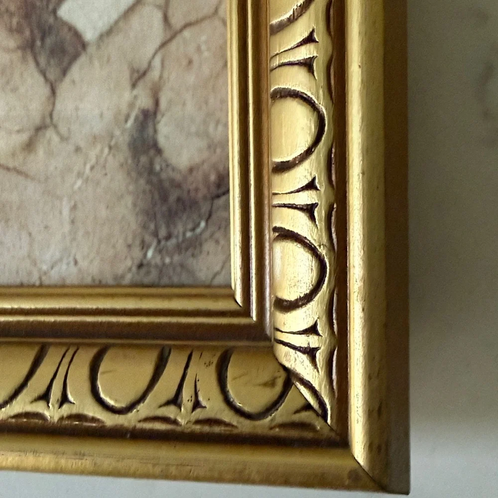 Gold Framed Sistine Chapel Repro Prints Set of 2